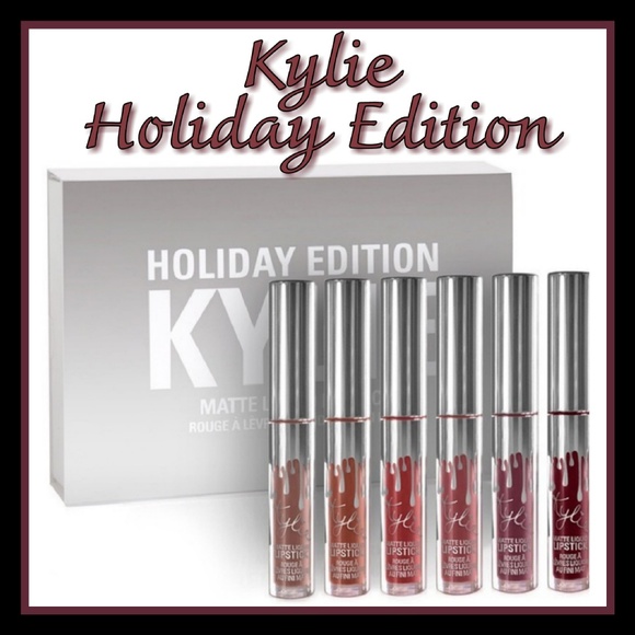 New Kylie Mini Holiday Edition lipstick 6pk - Picture 6 of 7